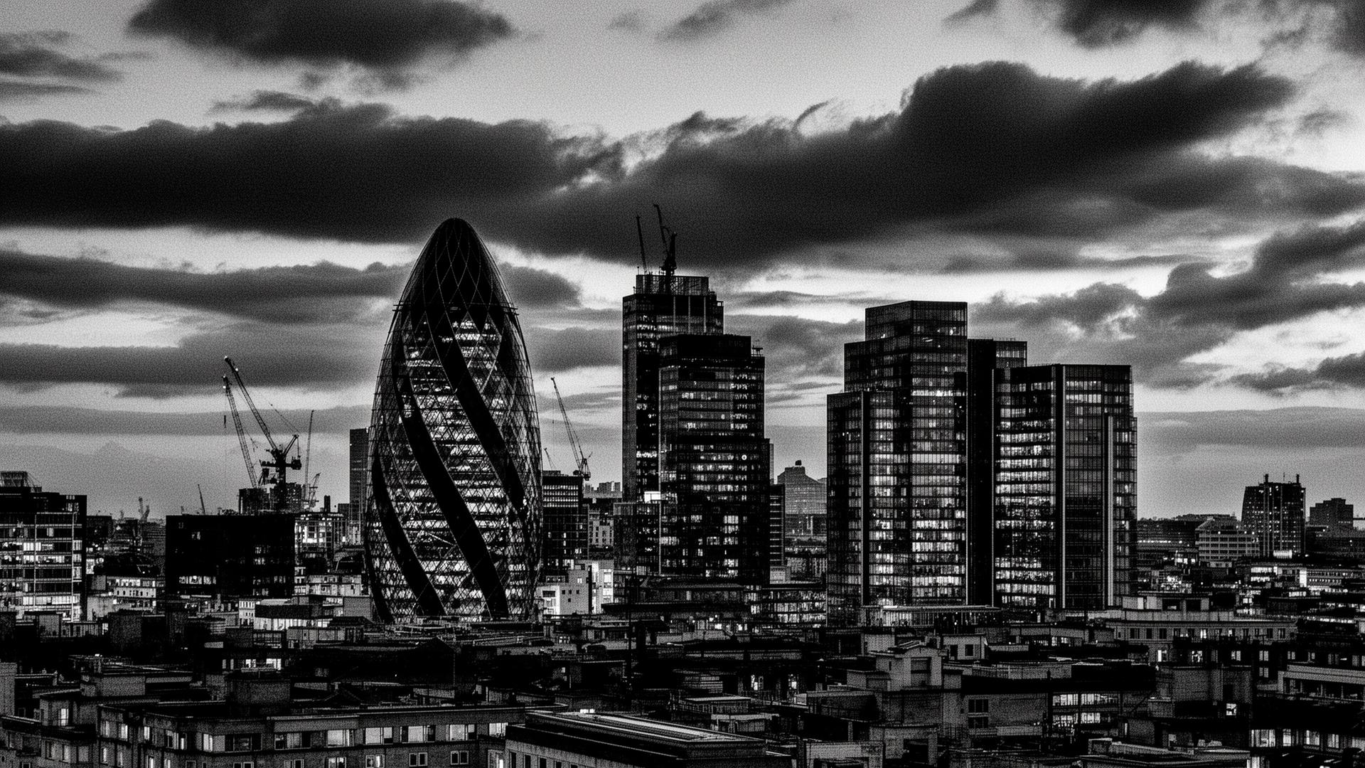 The City of London skyline
